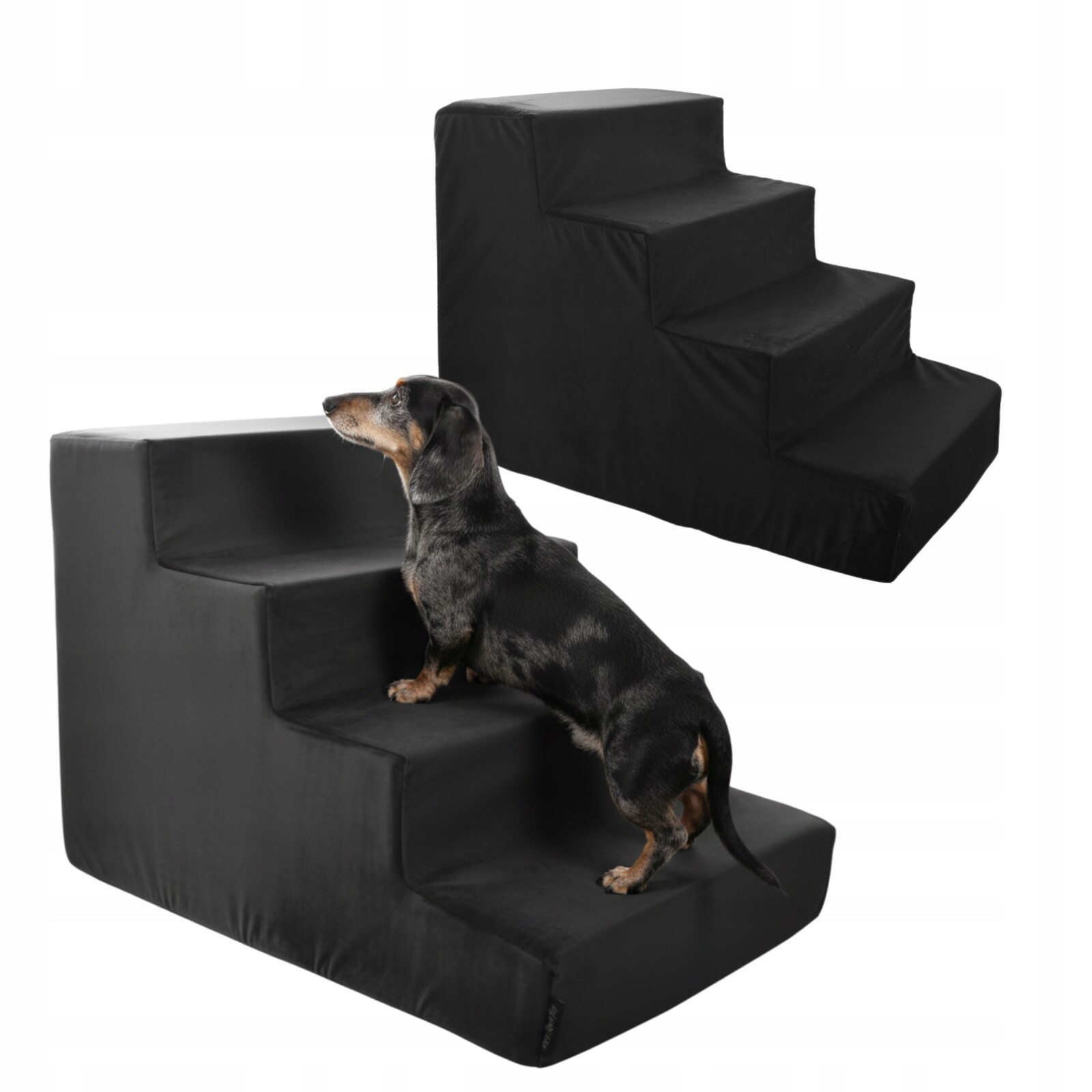 Schody pro psa kočku Rampa 40 cm 4 schody Schodišťová Plošina Protiskluzová