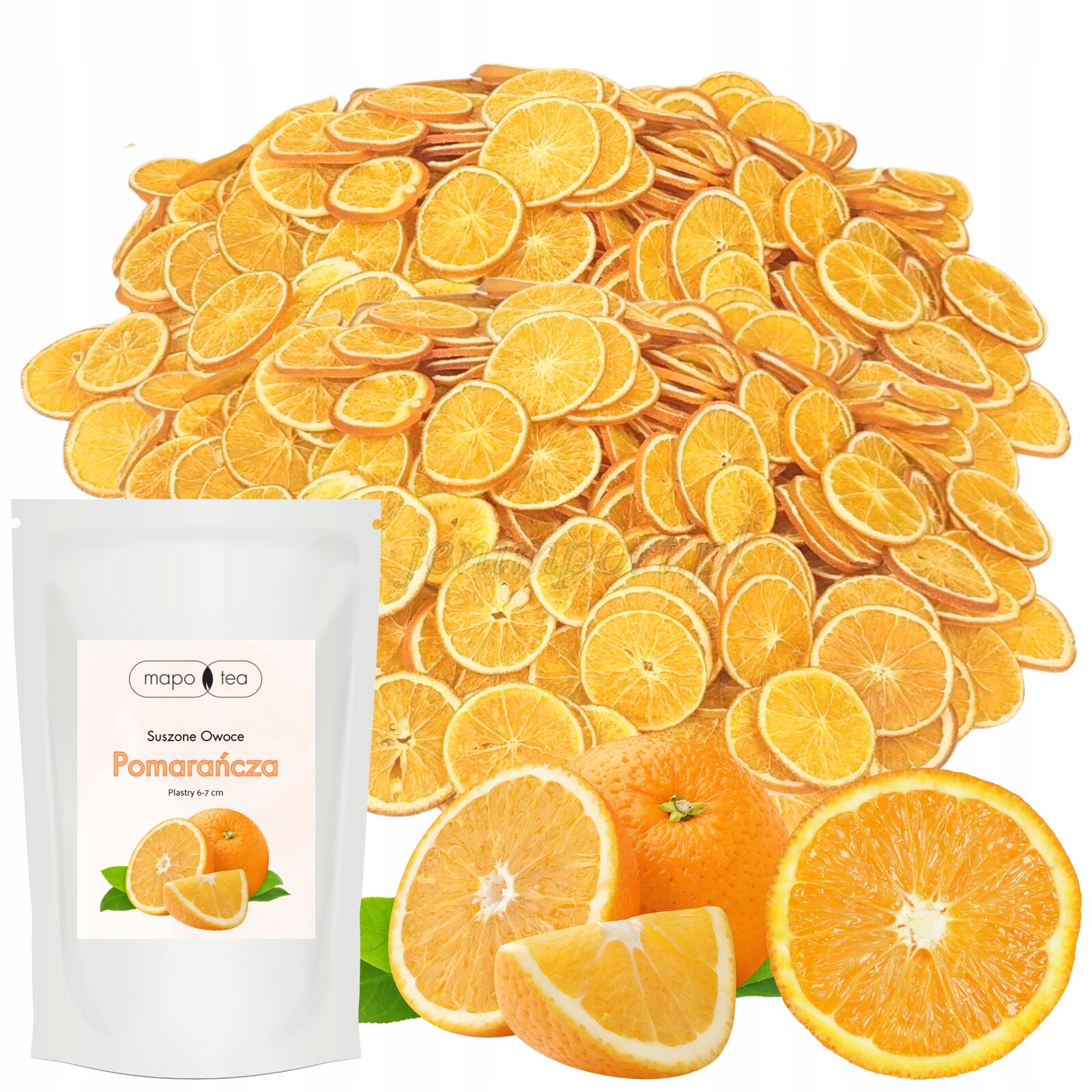 Sušené Pomeranč Plátky 6-7 CM Jedlé Voňavé Aromatické 1000 G 1 Kg