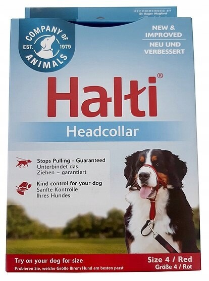 Halti Kantarek uzdový obojek velikost 4, červený