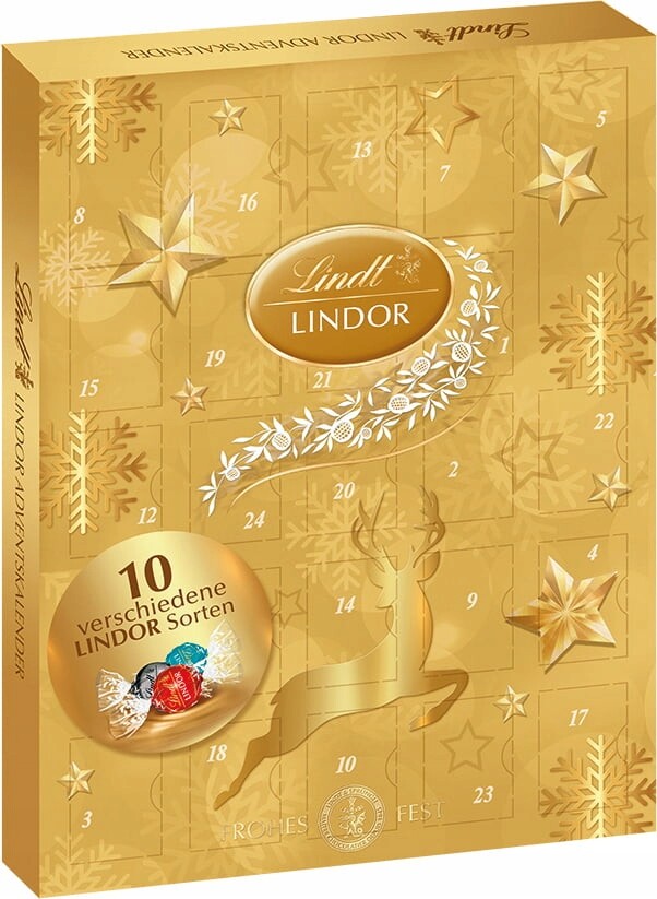 Lindt Adventní kalendář Lindor 290 g