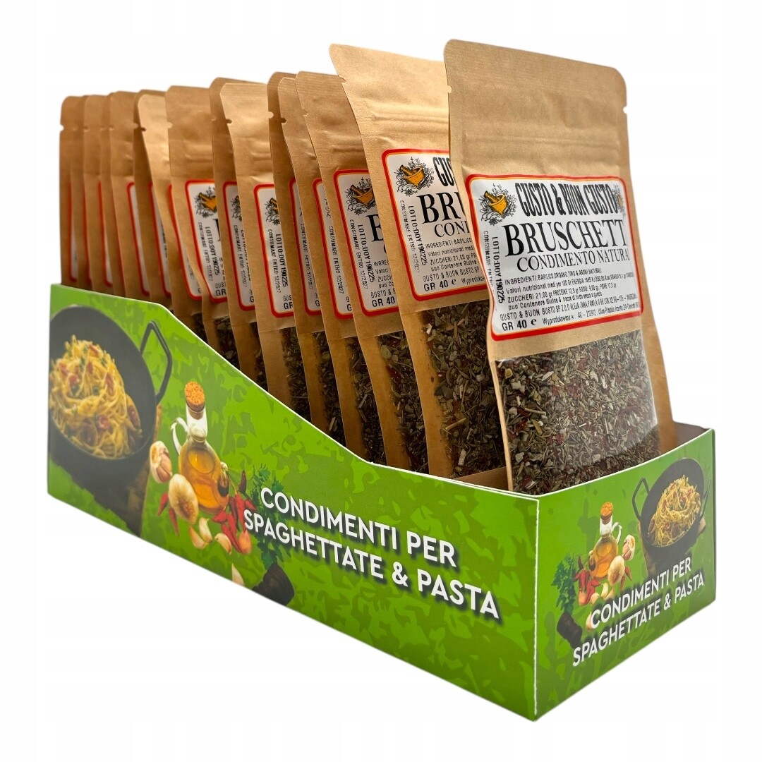 Sada 15x – Směs koření – Bruschetta! Doypack 40 g