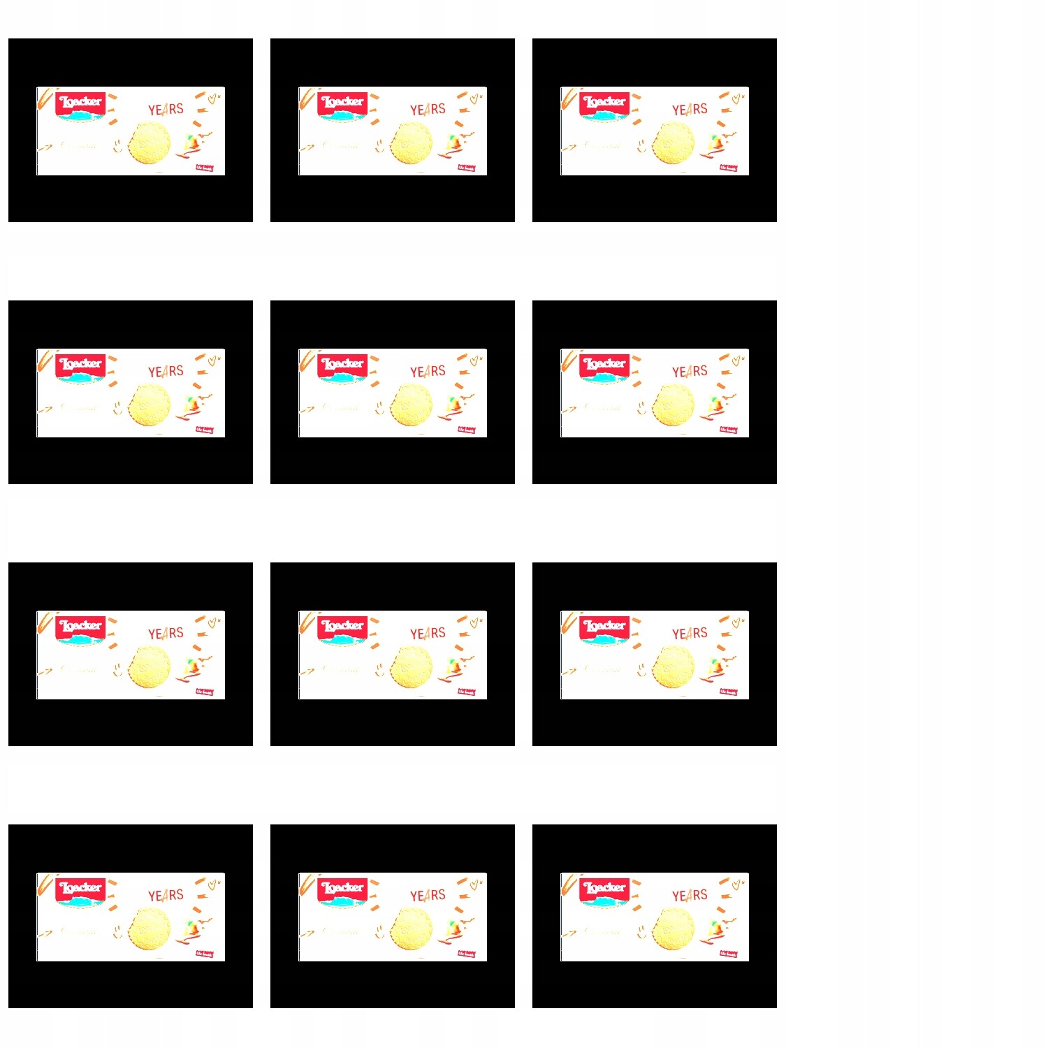 12 x 63 g Loacker Tortina trojnásobně mléčná Kartonová