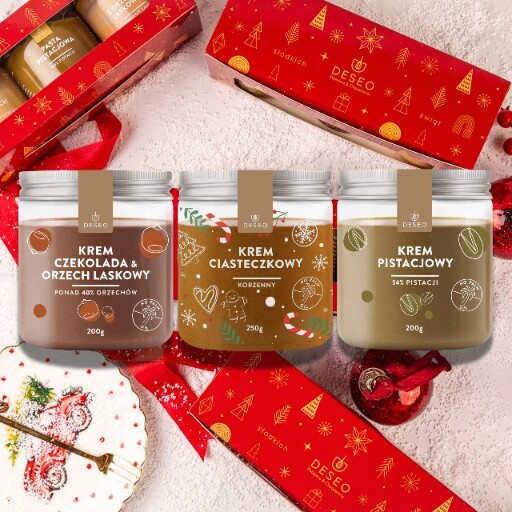 Vánoční sada Ořechové krémy Mix 2 Deseo Dárky na Vánoce