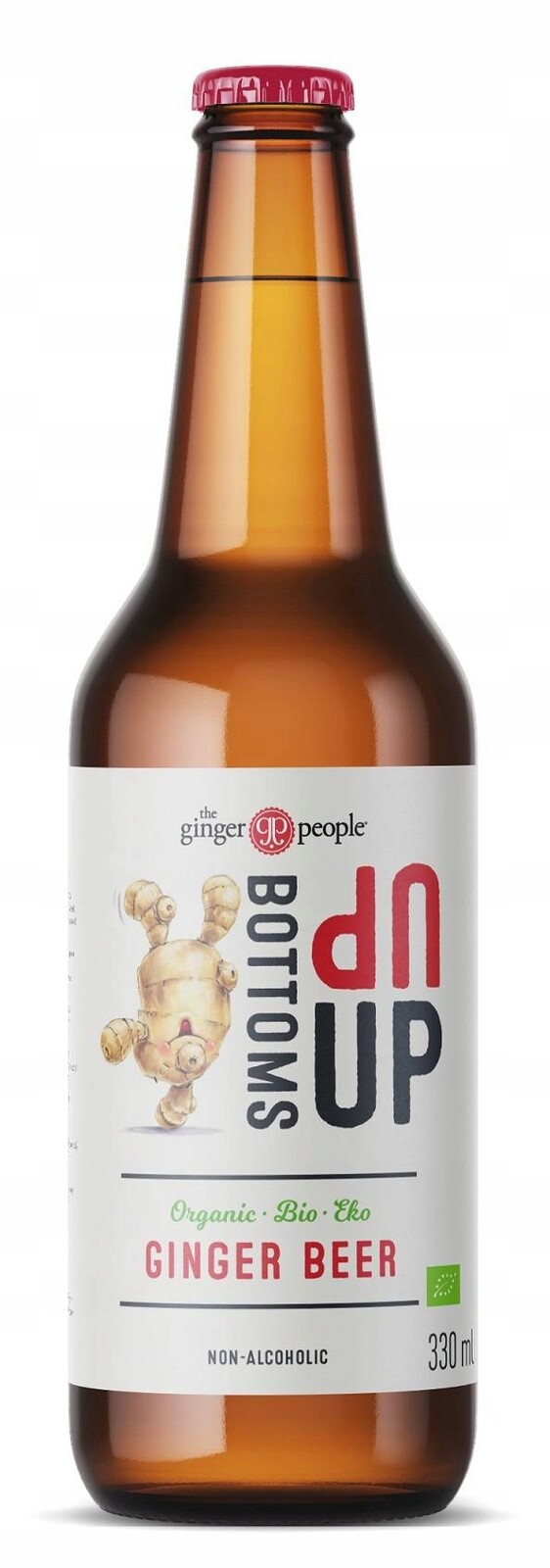 Bezlepkové Bezalkoholové Zázvorové Pivo Bio 330 ml Ginger People
