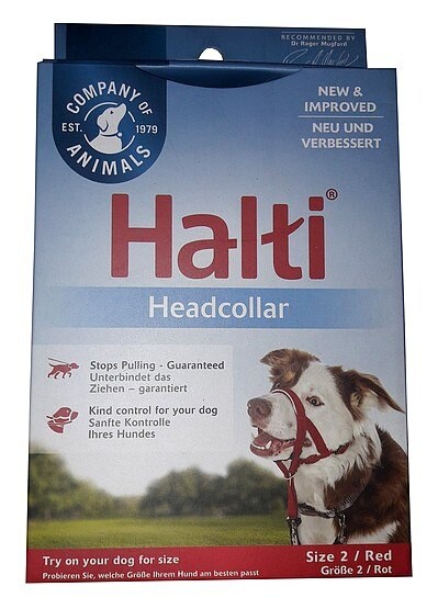 Halti Kantarek udičový obojek velikost 2, červený