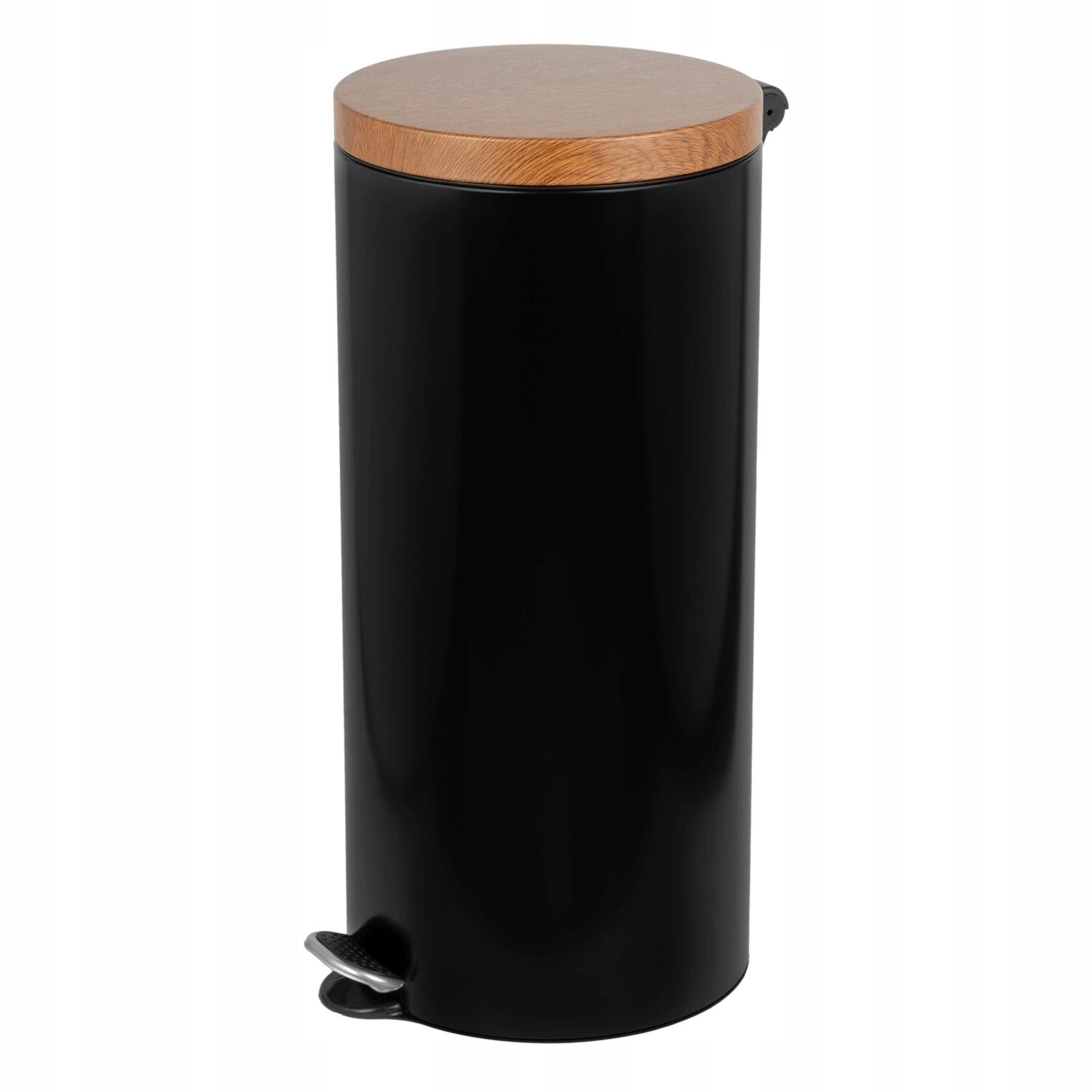 Pedálový odpadkový koš Sherwood Freedom Fresh 30 l, lakovaná ocel, černá