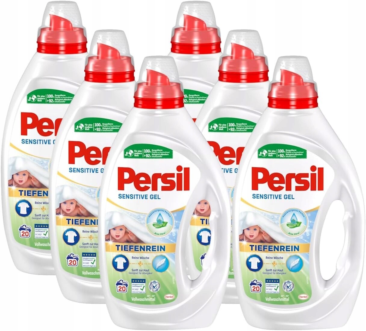Persil Sensitive Gel Citlivá Pokožka gel na praní 120 praní 5,4 l Německý