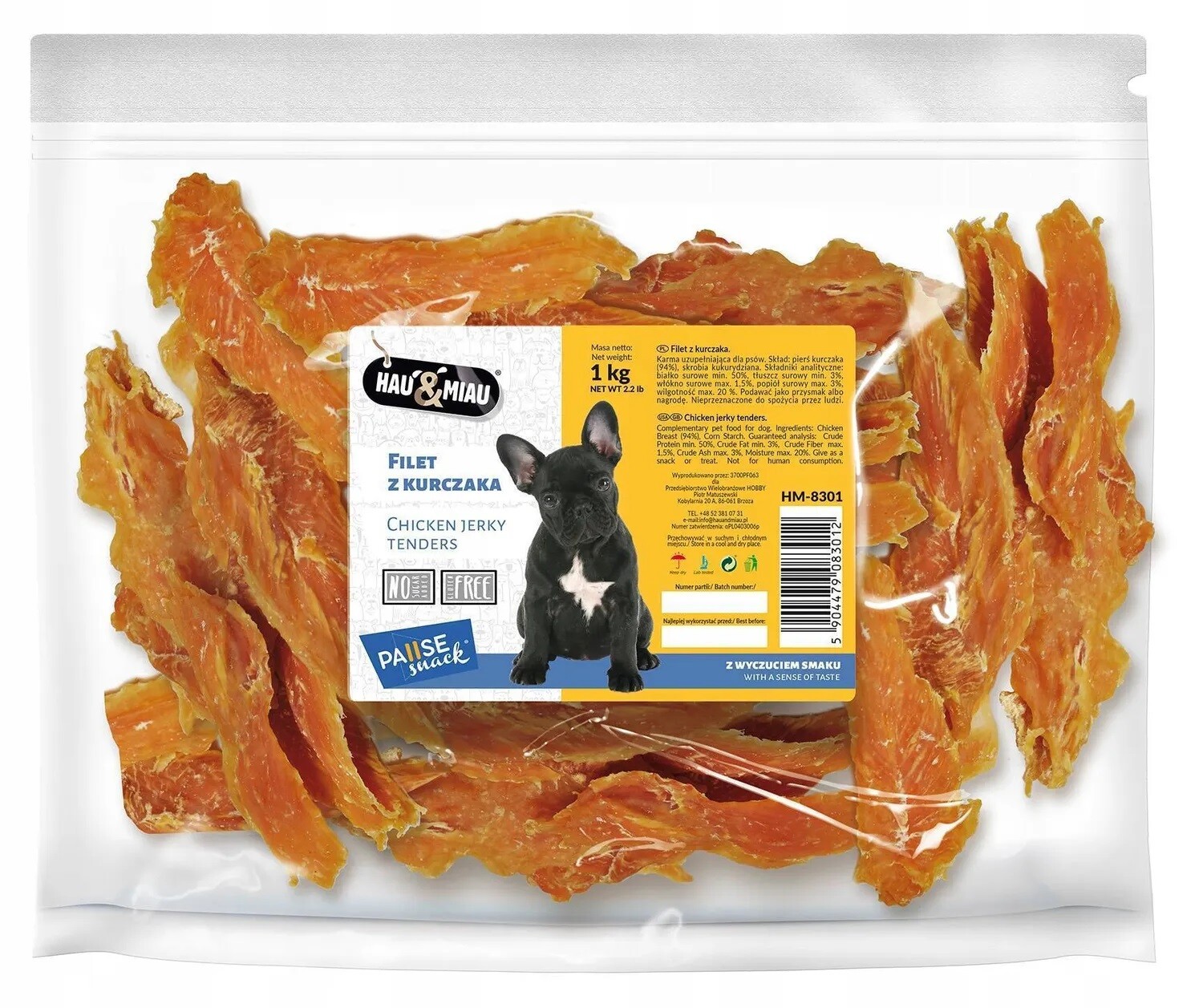 Pausesnack psí pamlsek, kuřecí filety 1 kg