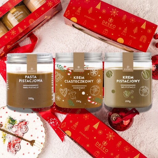 Vánoční sada Ořechové krémy Mix 4 Deseo Dárky k Vánocům