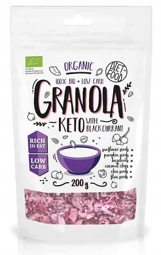 Keto granola s rybízem Bio 200 g