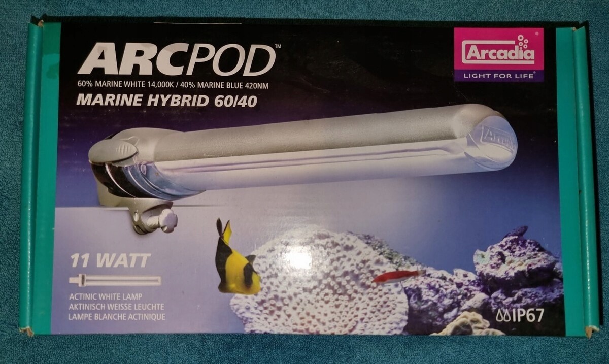 Arcadia Sada osvětlení Arcpod 11W hybridní lampa Marine 60/40 IP67