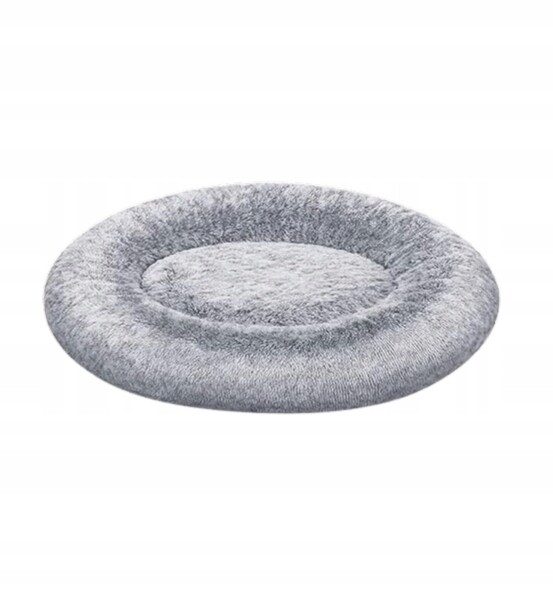 Šedá pelíšek Feandrea 120 cm – kulatá, nadýchaná a pohodlná