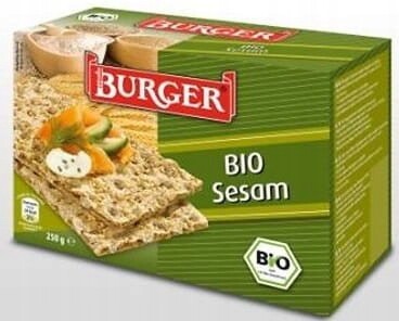 Trvanlivé Pečivo Se Sezamem Bio 250G Burger