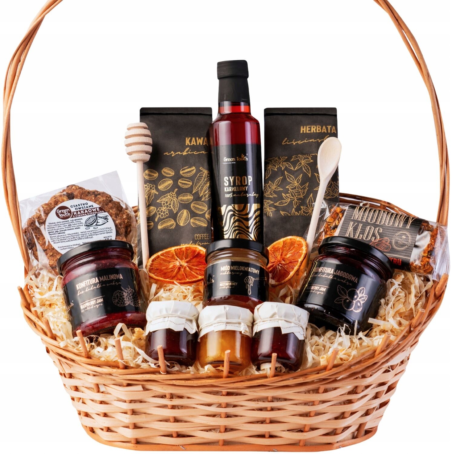 Sada Dárkových Košů Dárek Čaj Káva Sirup Džemy