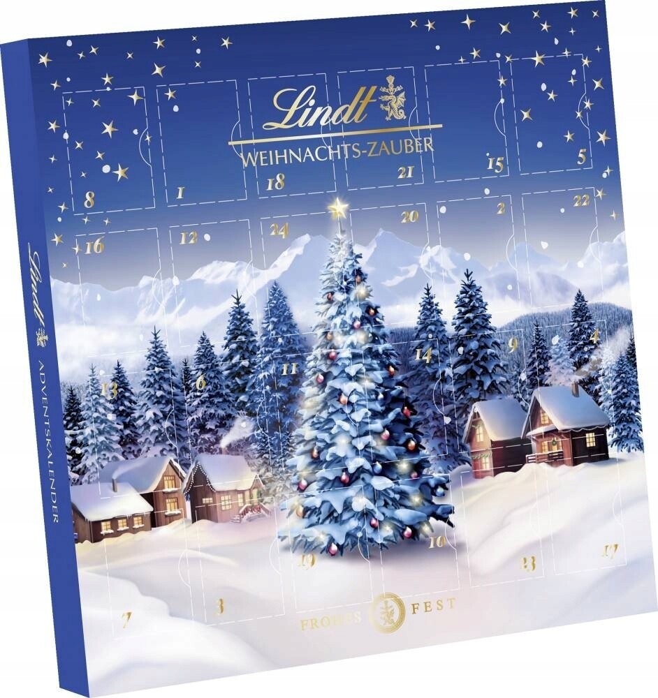 Lindt Adventní kalendář s čokoládou 265 g