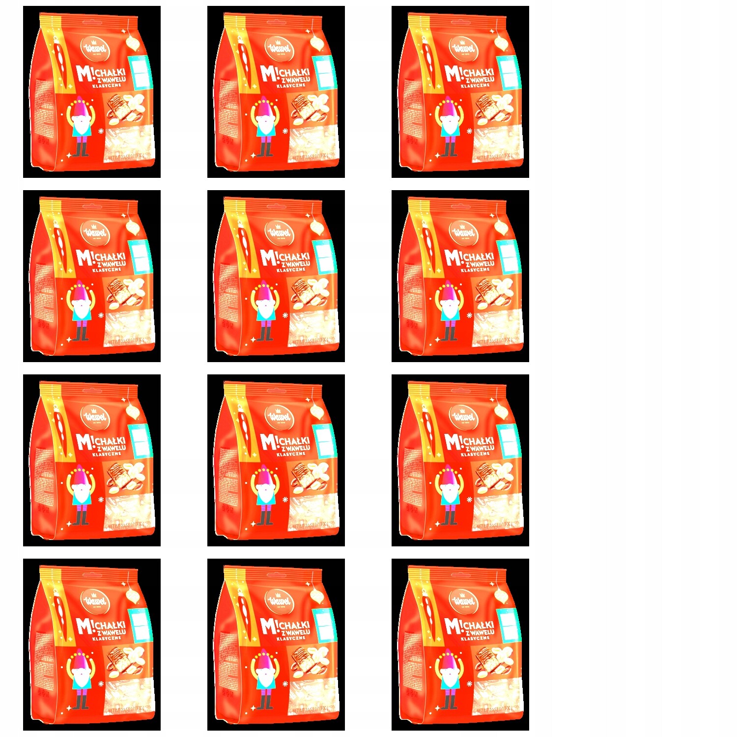 12 x 300 g Wawel Michalky, klasická vánoční verze Karton