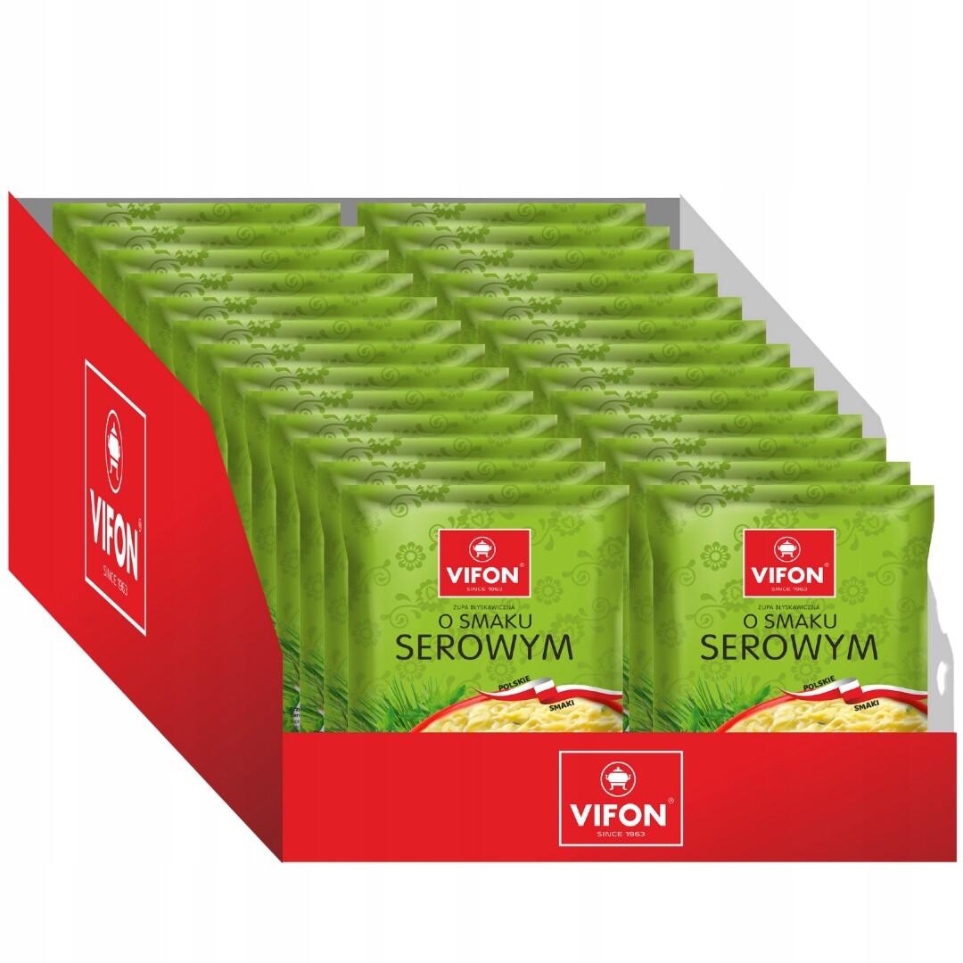 Vifon Instantní polévka s sýrovou příchutí, 65 g x 24 kusů