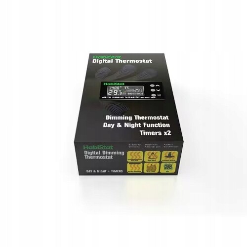 Habistat Termostat Den/Noc Stmívání Časovač