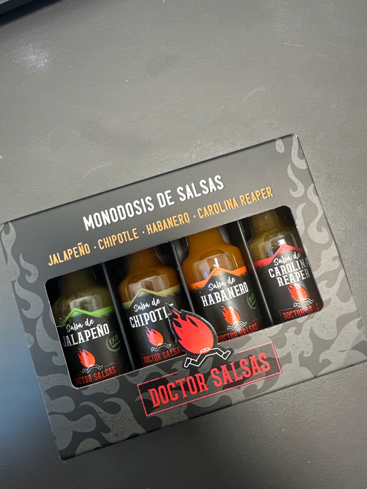 Sada ostrých pikantních omáček Doctor Salsas