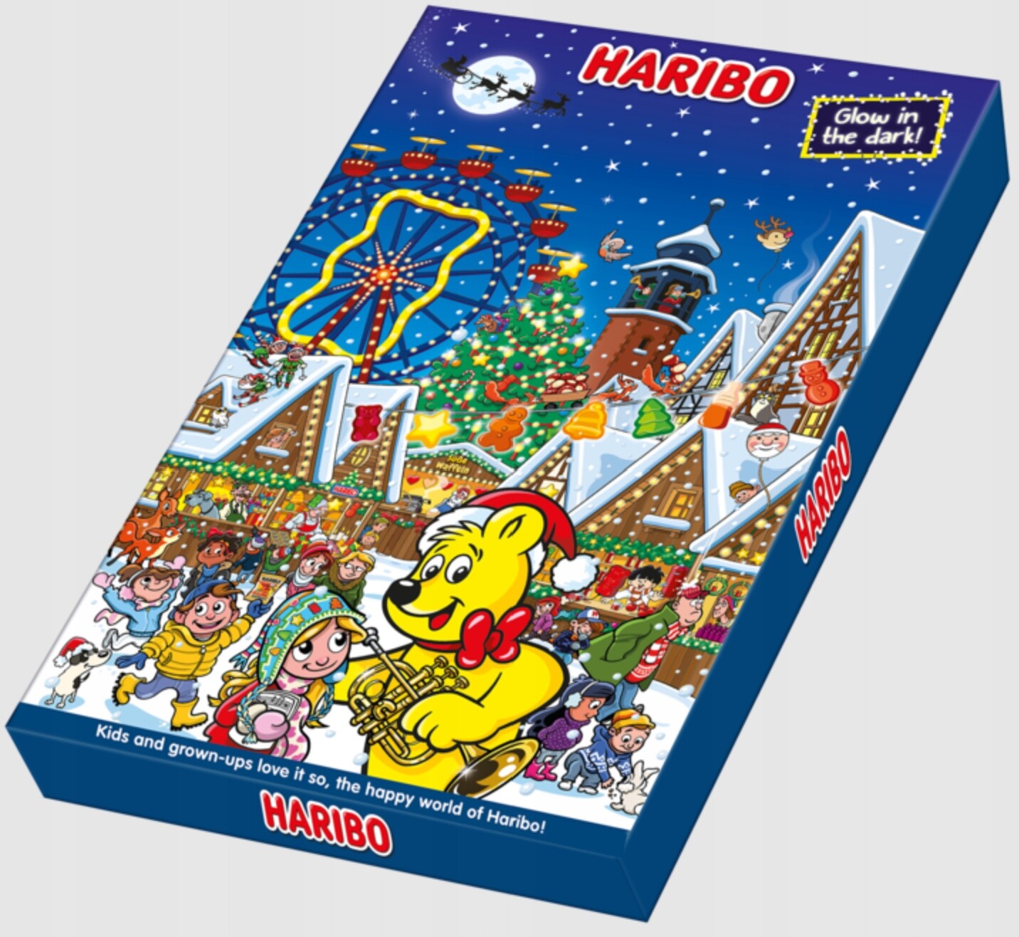 Adventní Kalendář S Želé Haribo Svítící Ve Tmě, 24 Dílků
