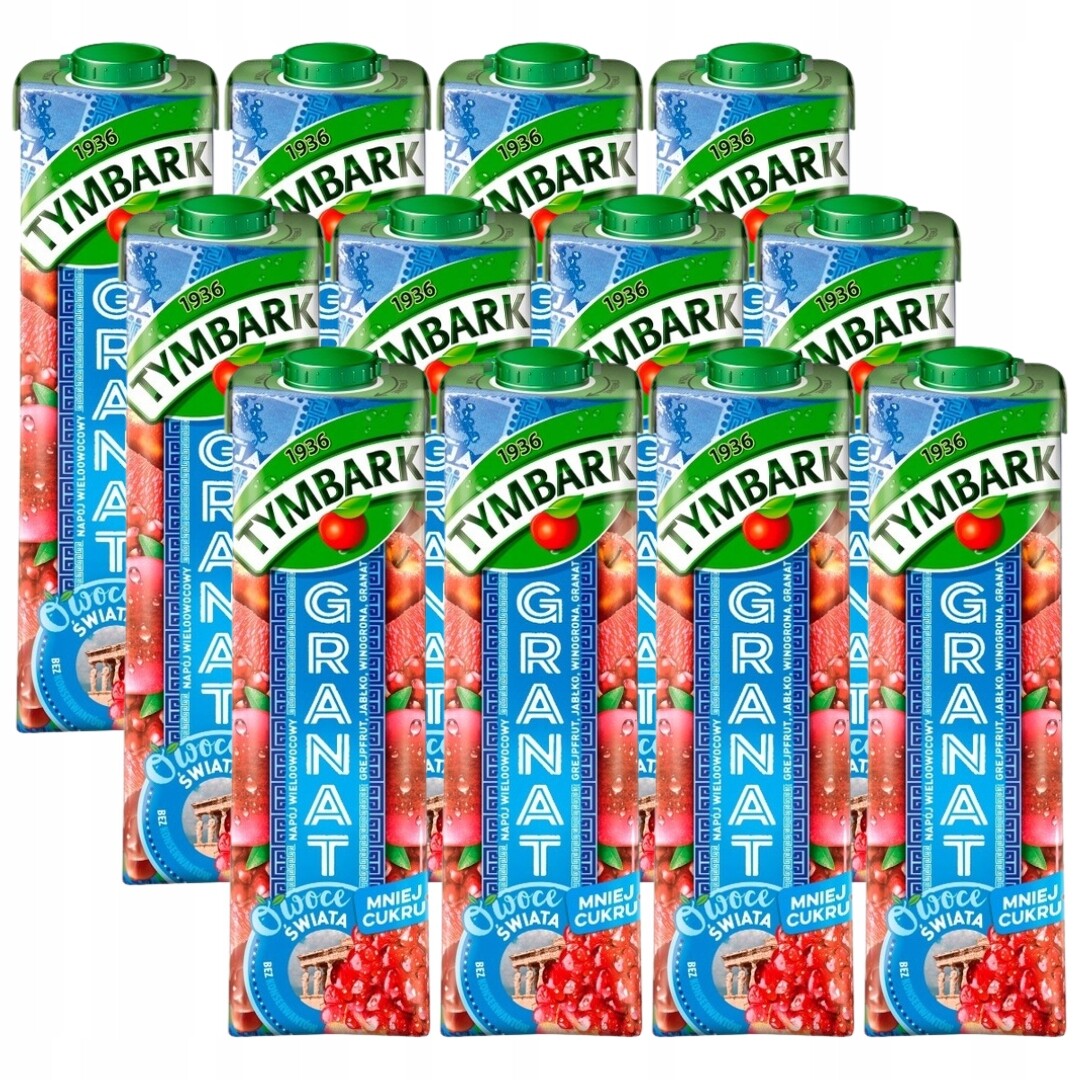 Tymbark Ovoce světa Víceovocný nápoj granátové jablko 1 l x 12 kusů
