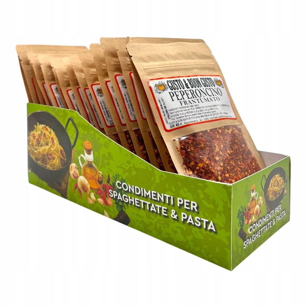 Sada 15 x – Peperoncino přímo z Itálie. Aromatické a intenzivní. Doypack