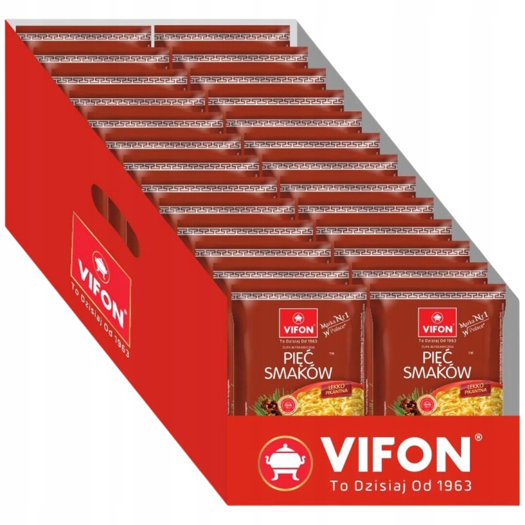 Vifon Instantní polévka s pěti příchutěmi, 70 g x 24 kusů