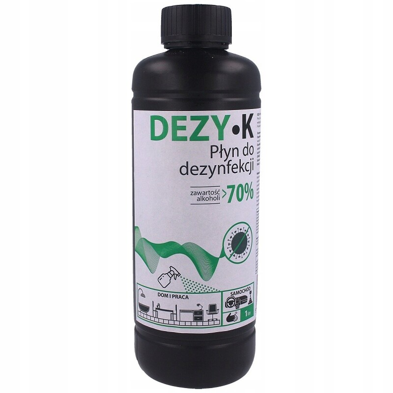 2x Dezinfekční prostředek na ruce, povrchy Ktj Dezy-k 70%