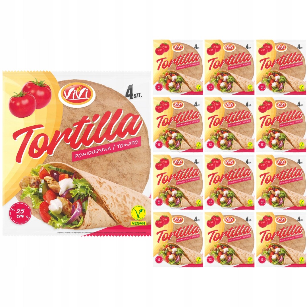 Rajčatová tortilla Vivi 240 g x 12 kusů
