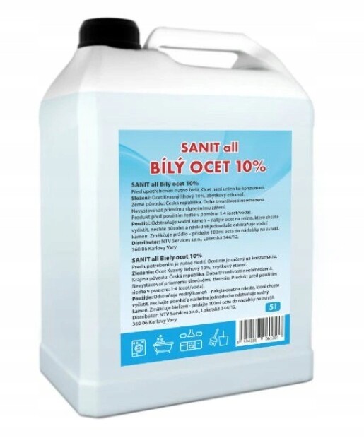 Sanit all bílý ocet 10% 5 l