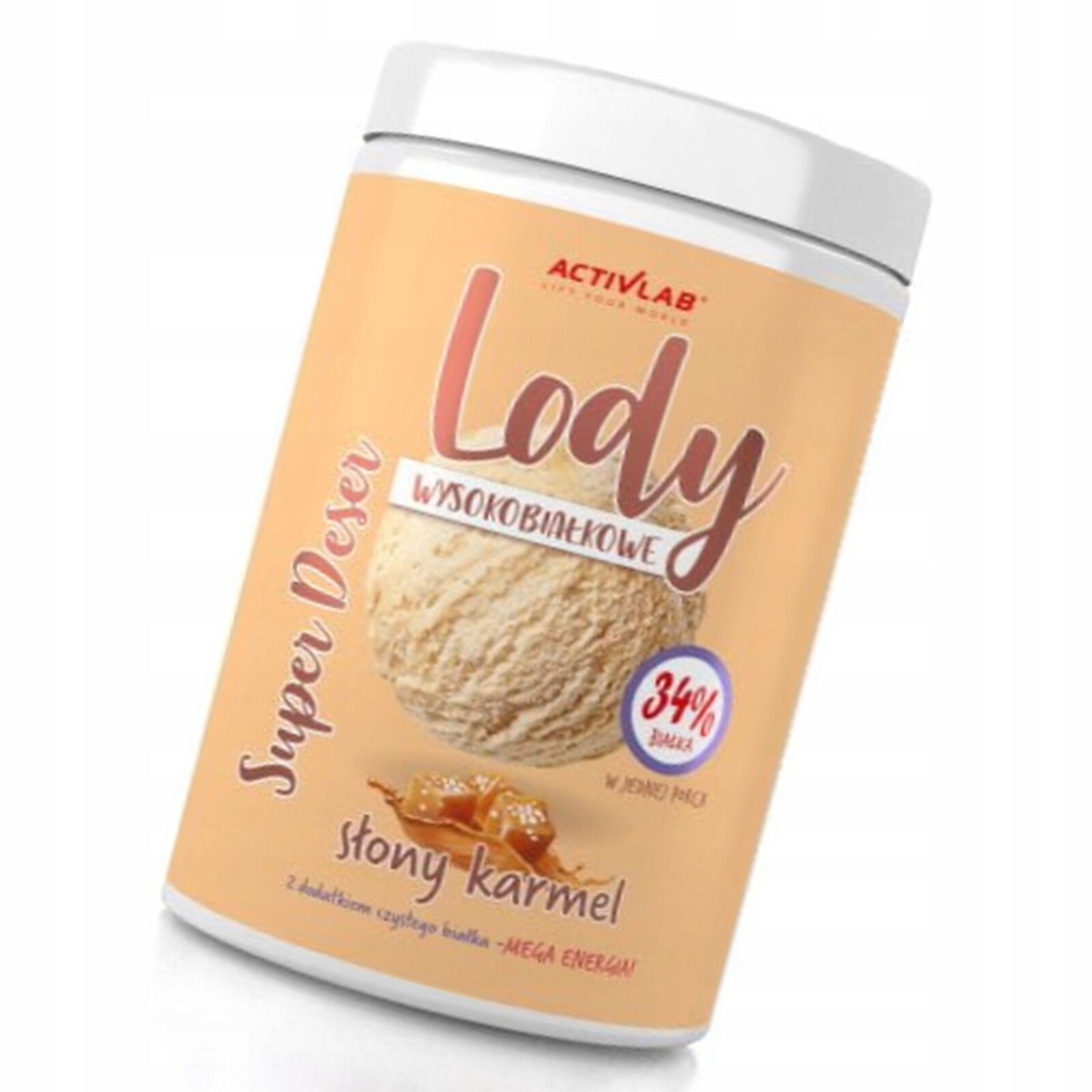 Vysokoproteinová zmrzlina Activlab 400 g slaný karamel