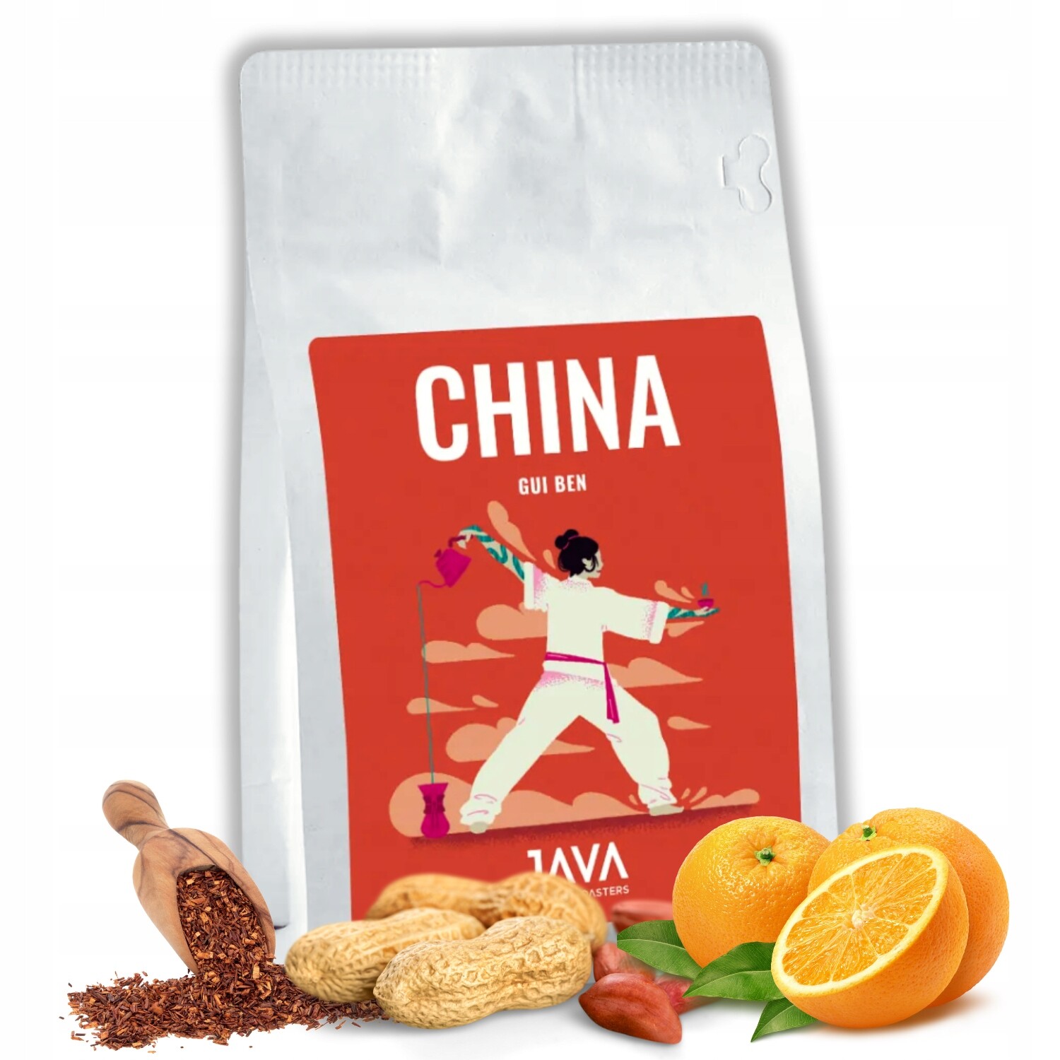 Káva zrnková Specialty China Gui Ben 100% Arabika k přelití čerstvá 250 g
