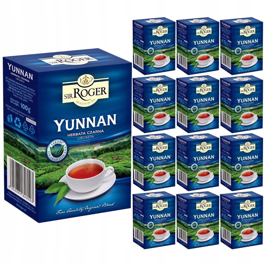 Yunnanský černý listový Čaj 100g x 12 kusů