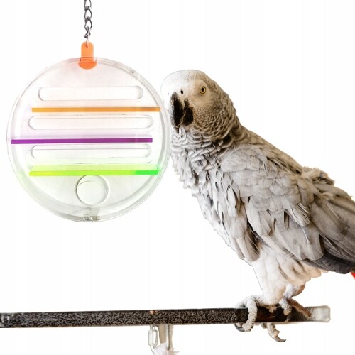 Kolečkové Hračka L Interaktivní krmná Hračka pro velké papoušky