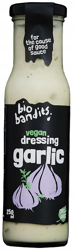 Česnekový Veganský Dressing Bio 250 ml Bio Bandits