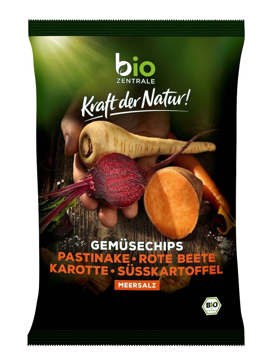 Chipsy Zeleninové Solené Bezlepkové Bio 90 g Bio Zentrale