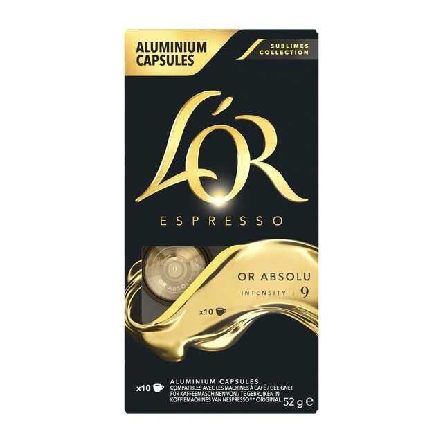 Kapsle pro Nespresso L'or Or Absolu 10 kapslí 10 ks