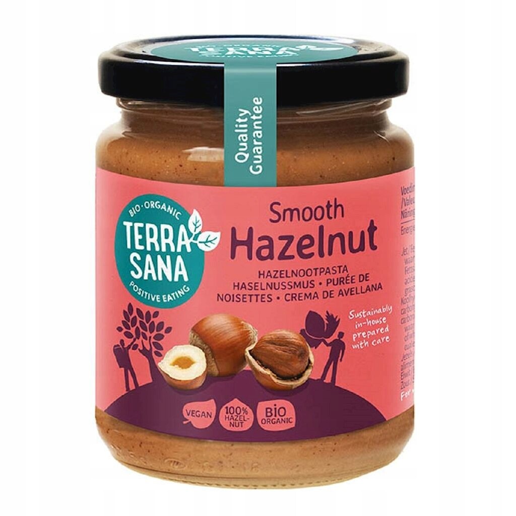 Krém Z Lískových Ořechů 100 % Bio 250 g Terrasana