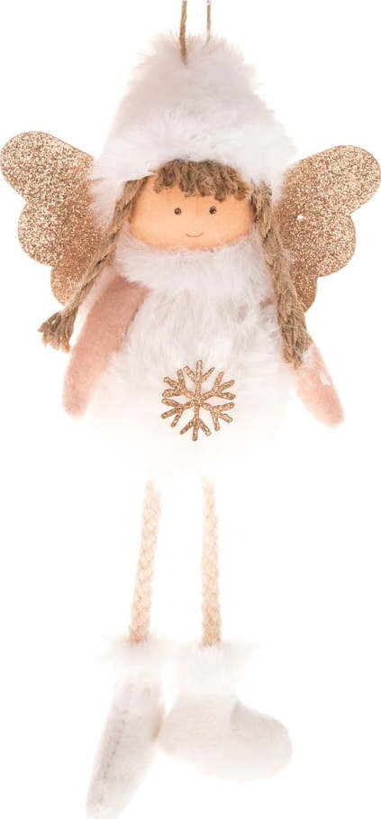 Textilní vánoční ozdoba 17 cm Angel – Dakls
