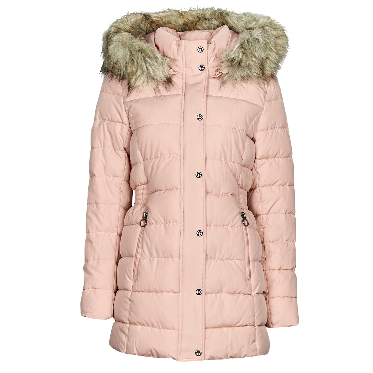 Only  ONLLUNA QUILTED COAT CC OTW  Růžová