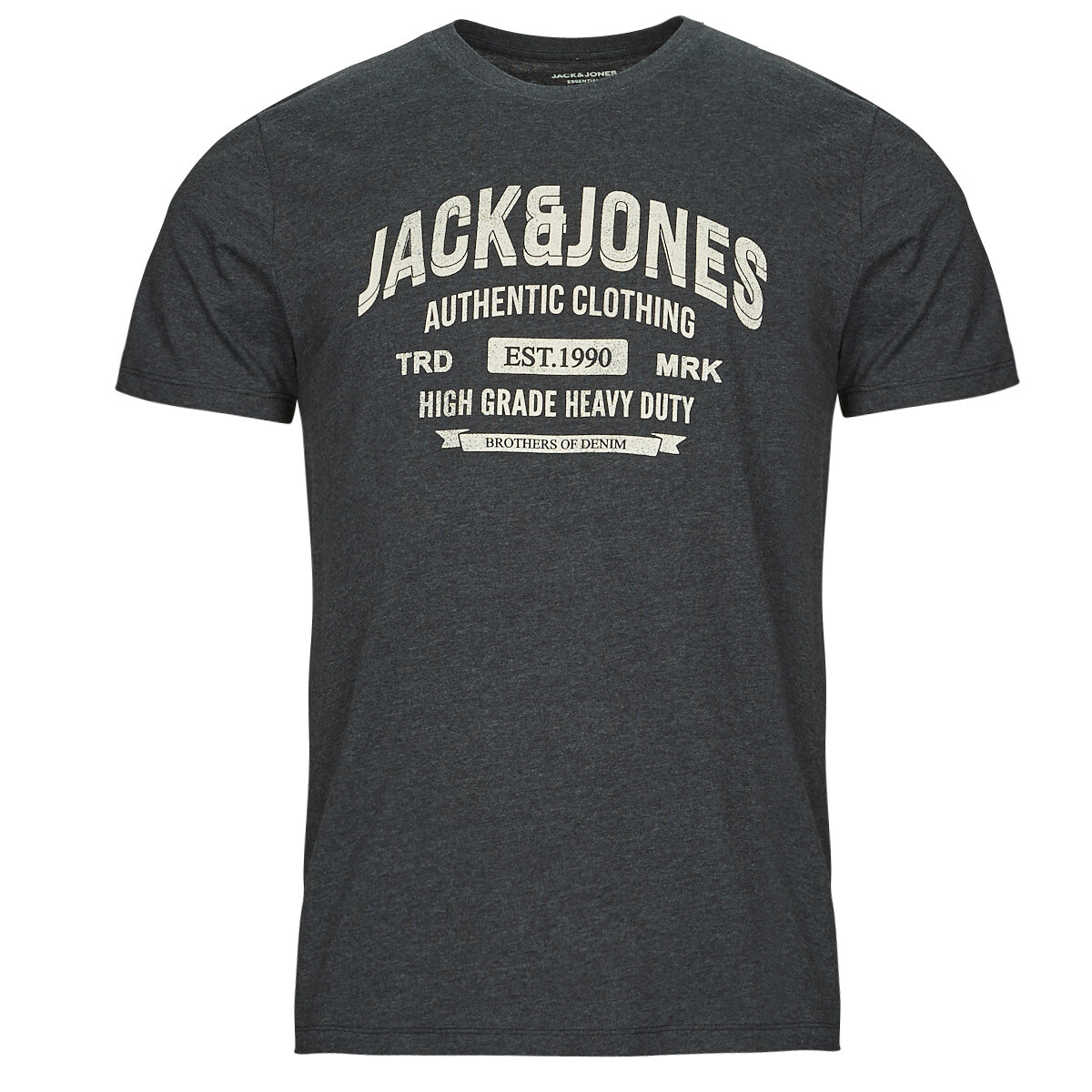 Jack & Jones  JJEJEANS TEE SS O-NECK  Šedá