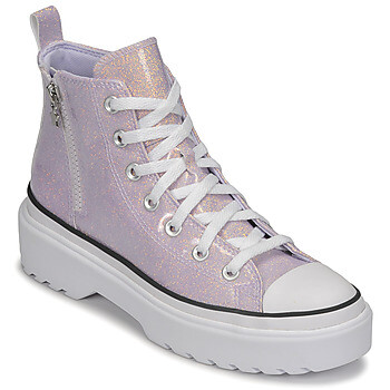 Converse  CHUCK TAYLOR ALL STAR LUGGED LIFT PLATFORM GLITTER HI  Fialová
