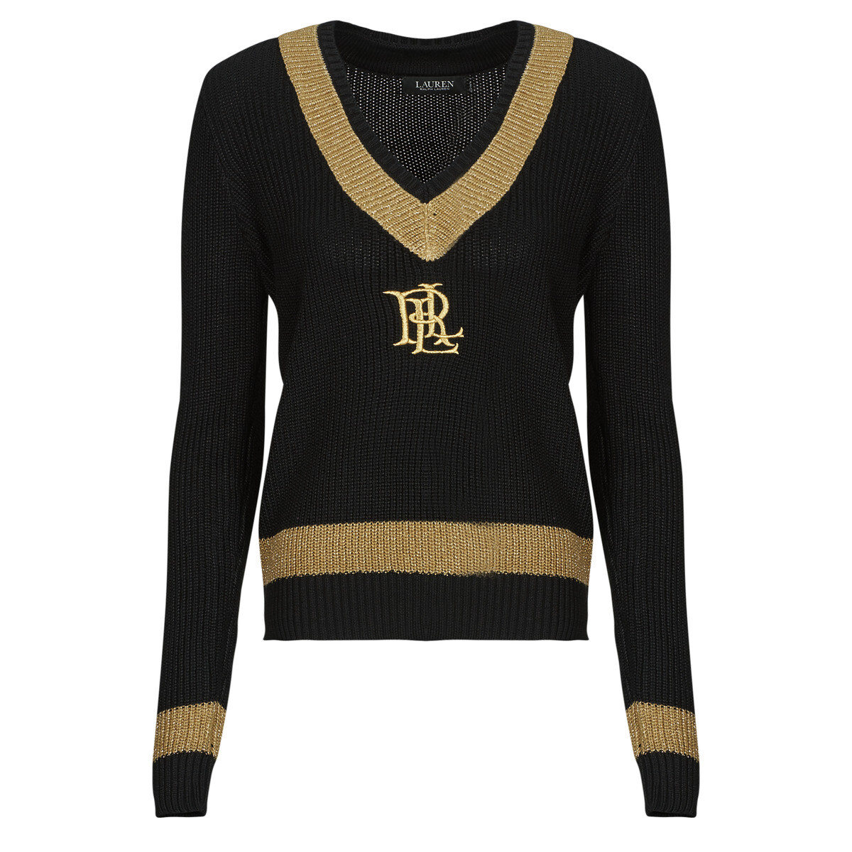 Lauren Ralph Lauren  MEREN-LONG SLEEVE-PULLOVER  Černá