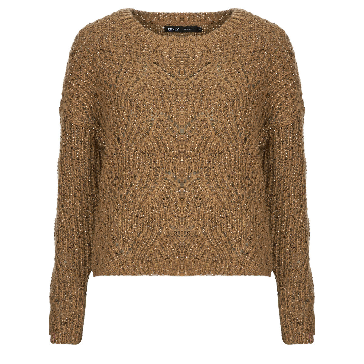 Only  ONLHANJA LS GLITTER  Hnědá