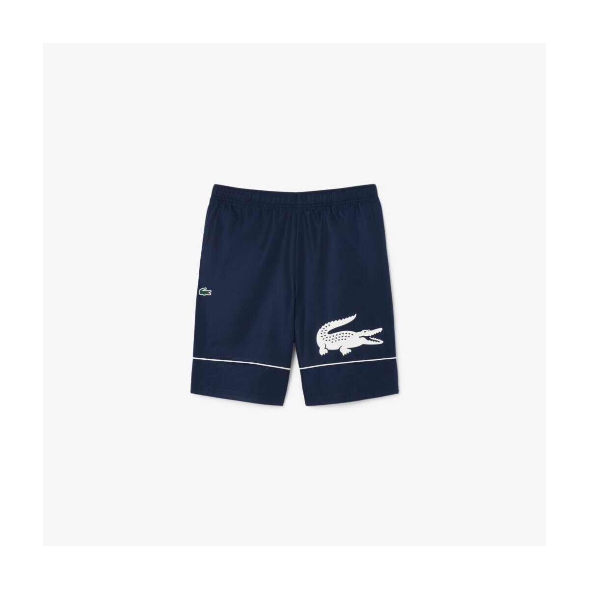 Lacoste  PRINTED DIAMOND TAFFETA TENNIS SHORTS  Modrá