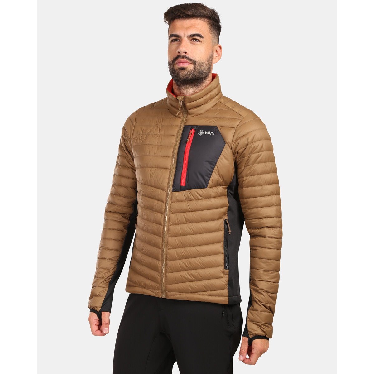 Kilpi  Pánská zateplená bunda  ACTIS-M  Hnědá