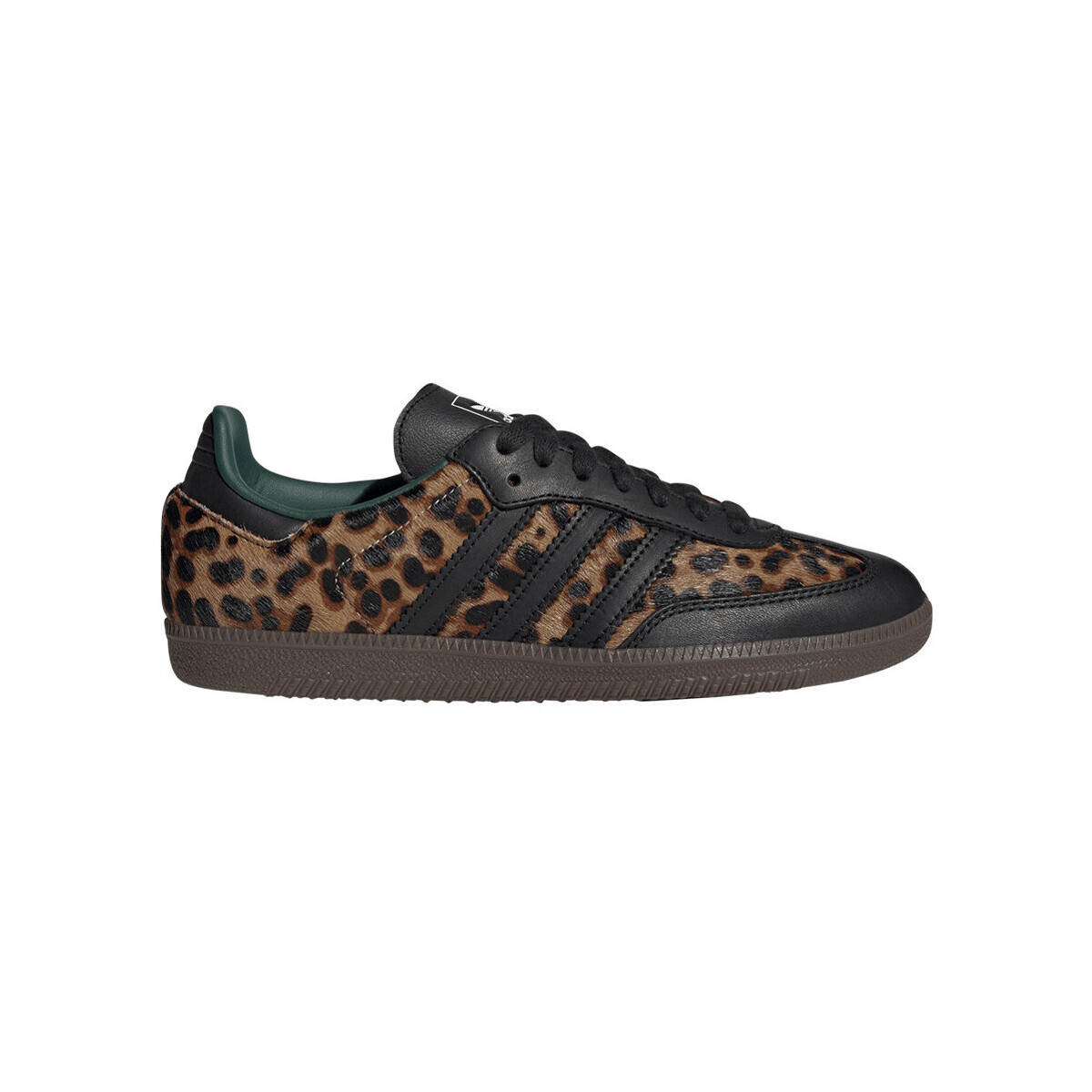 adidas  Samba OG Black Green Leopard (Women's)  Černá