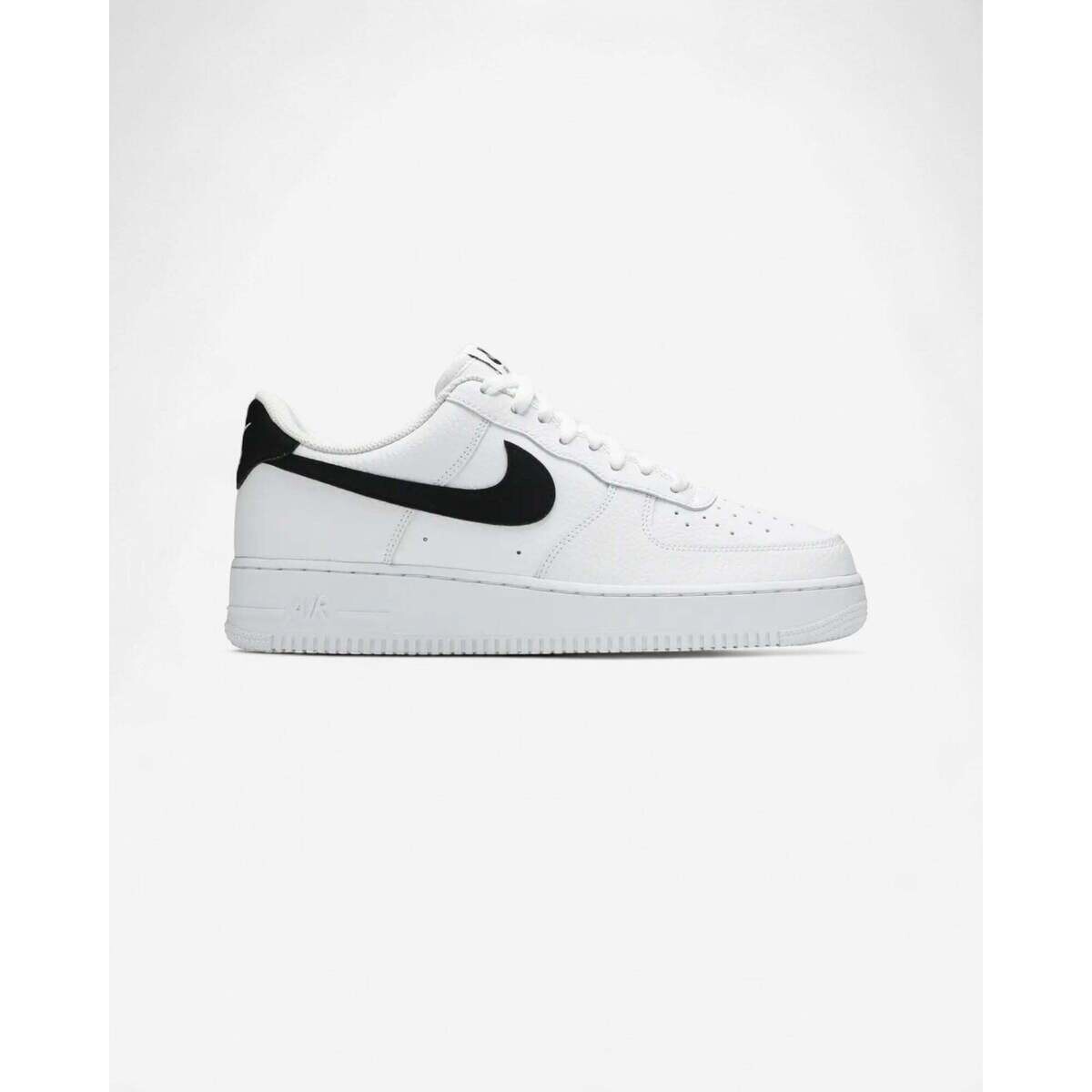 Nike  Air Force 1 Low '07 Black White Pebbled Leather  Černá