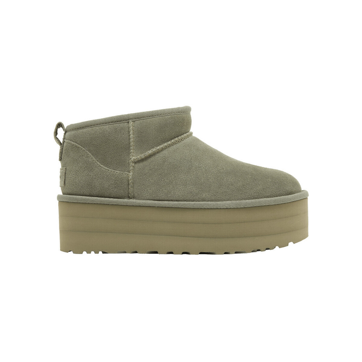 UGG  Classic Ultra Mini Platform Boot Shaded Clover (Women's)  Zelená