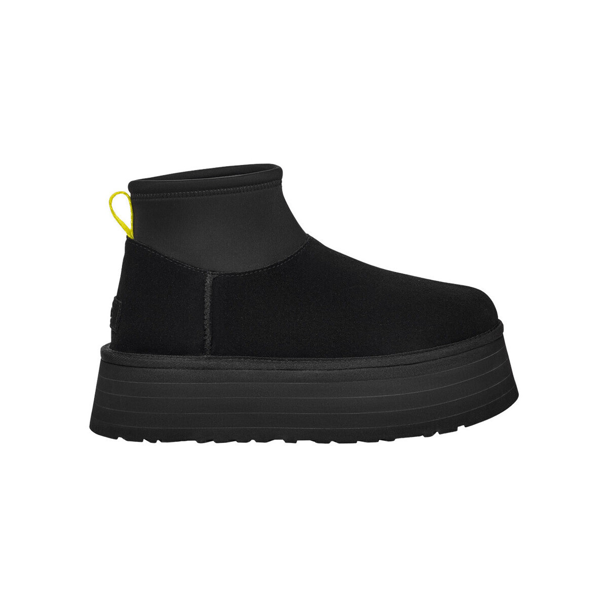 UGG  Classic Mini Dipper Boot Black Yellow (Women's)  Černá